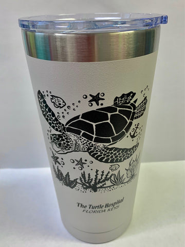 Tumbler- Cream Stainless 20oz