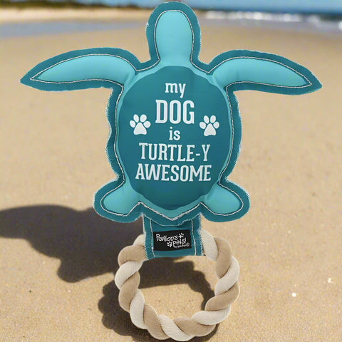 Dog Toy- Turtley Awesome