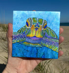 Tile-4.25"x4.25" Face2Face Turtle-tile