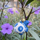 Keychain- Ganapati Indigo Turtle