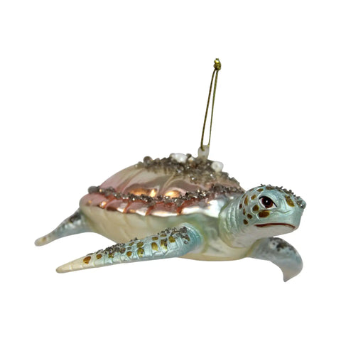 Ornament- Glam Turtle