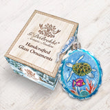 Ornament- Oval Green Sea Turtle