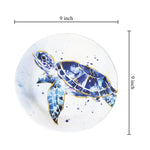 Plate- 9" Italian Blue Turtle