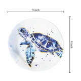Plate- 9" Italian Blue Turtle