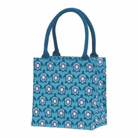 Tote- Itsy Bitsy Blue Turtles
