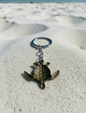 Keychain- BA3 Metal Golden Sea Turtle