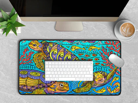 Desk Mat- Turtle Time