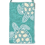 Turtle Beaded Clutch
