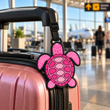 Luggage Tag- Pink Traveling Turtle