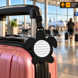 Luggage Tag- Pink Traveling Turtle