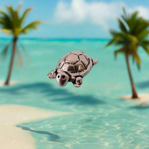 Miniature- Pewter Turtle