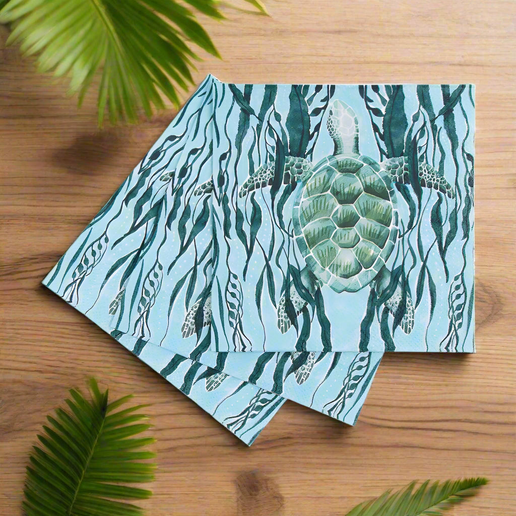 Turtle Napkin Tutorial Napkins- Sea Turtle – The Turtle Hospital