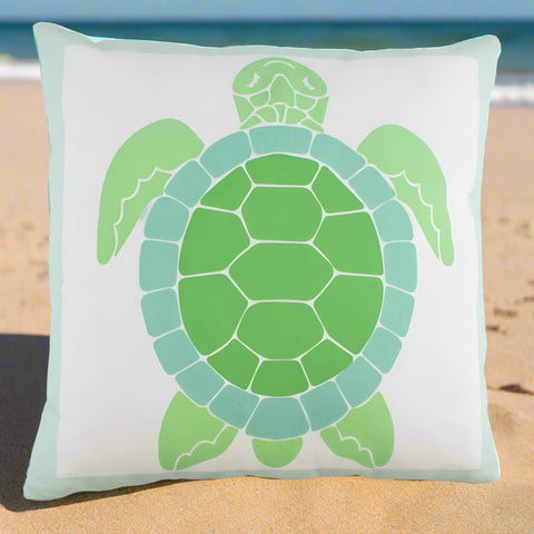 Pillow- Sea Green Turtle