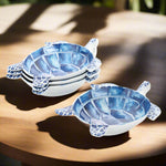Dish- 10" Italian Blue Sea Turtle