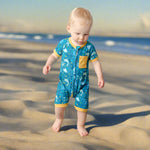 Romper- 3-6mnth Blue Sea Pals