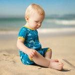 Romper- 3-6mnth Blue Sea Pals