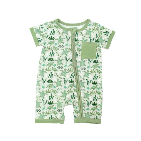 Romper- 0-3 mm Sea Plas Green