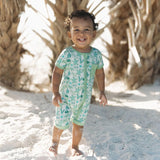 Romper- 12-18mnth. Sea Pals Green