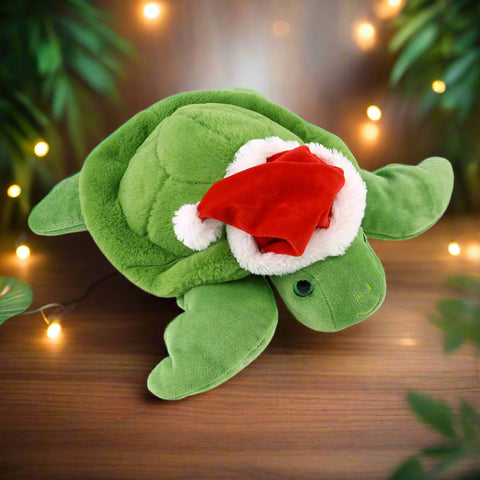 Plush- Holly Jolly Holiday Sea Turtle Plush