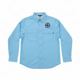 Shirt- Blue Solar UPF Button Up