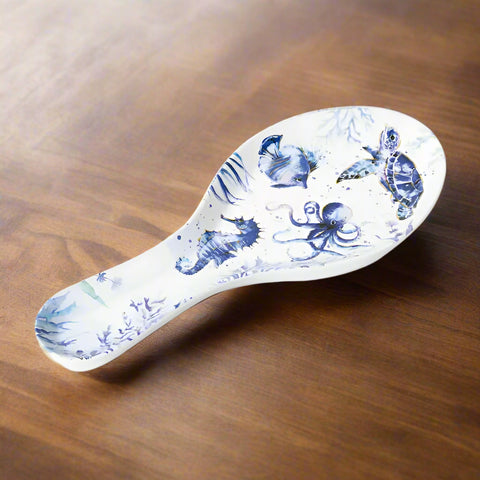 Spoon Rest- Italian Blue Sealife