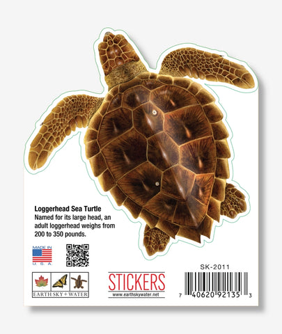 Sticker-Loggerhead Nature