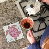 Trivet- Pink Loggerhead