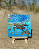 Tile- Under Wave 4.25"x 4.25"