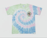 Youth T-shirt: Tie Dye Watercolor Spiral