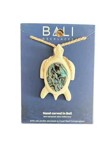 Sea Turtle Abalone Necklace