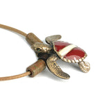 Bronze Turtle Dive Necklace